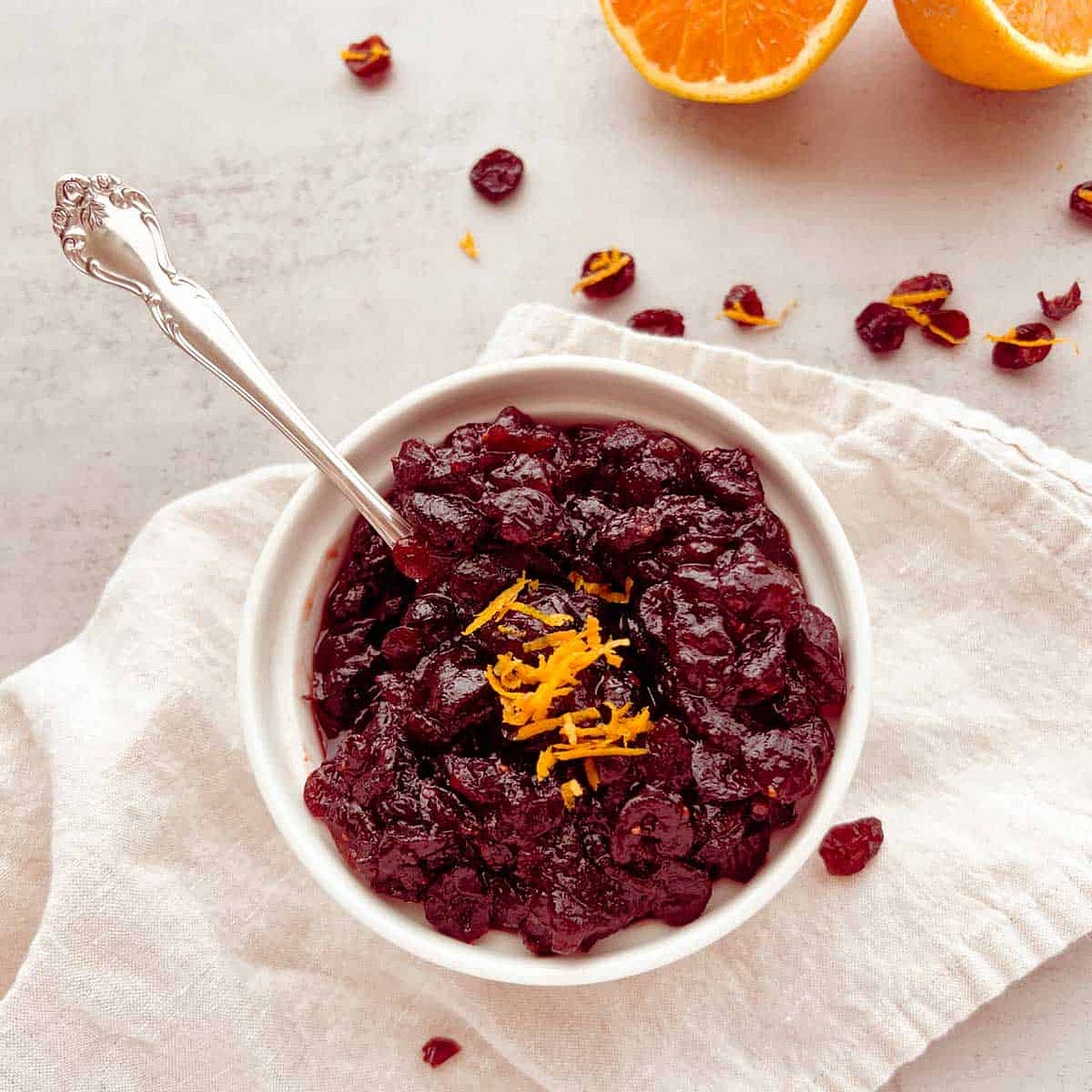 Cranberry Sauce with Dried Cranberries
