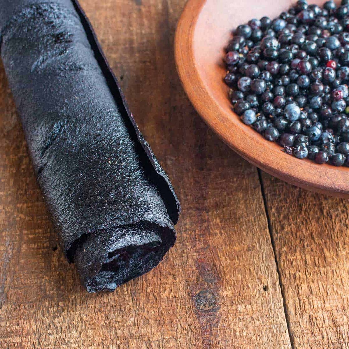 Homemade Blueberry Leather