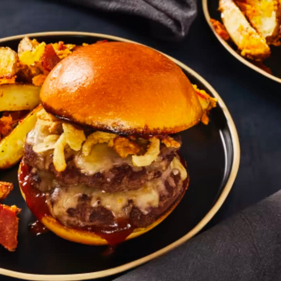 Texas BBQ Smashed Burgers