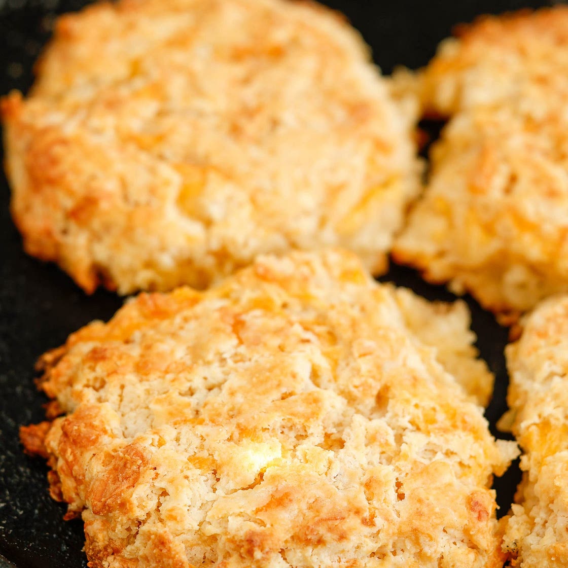Small Batch Cheddar Biscuits