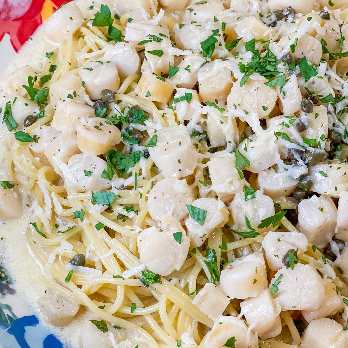 Creamy Scallops Piccata