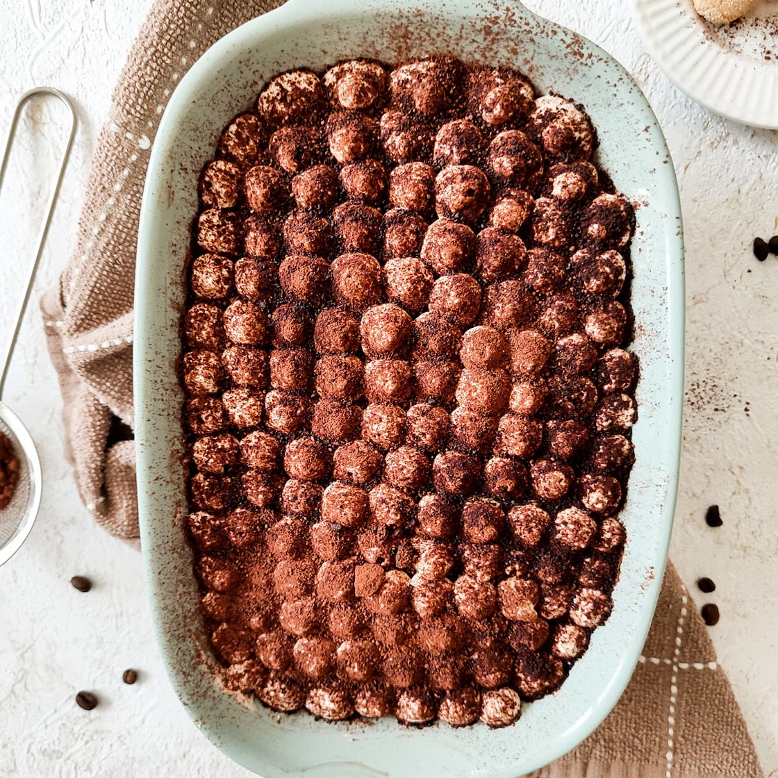 The Easiest Eggless Tiramisu