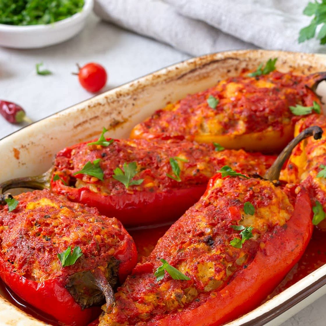 Gefüllte Spitzpaprika