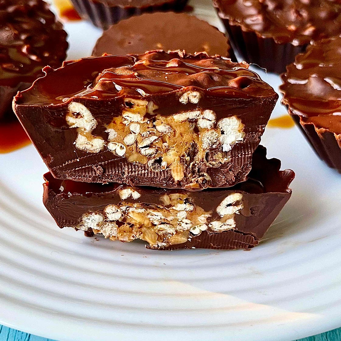 3 Ingredient Chocolate Crunchy Treats 