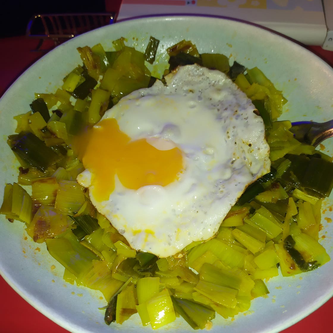 Rissoler de poireaux