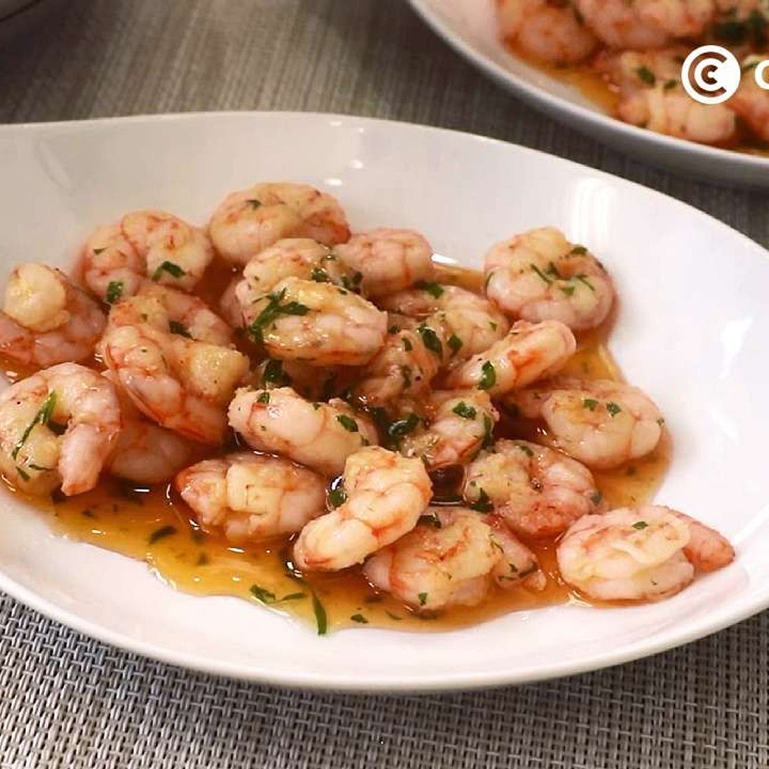 Gambas al pil pil, ¡una receta fácil y muy rápida! (Lista en 15 minutos)