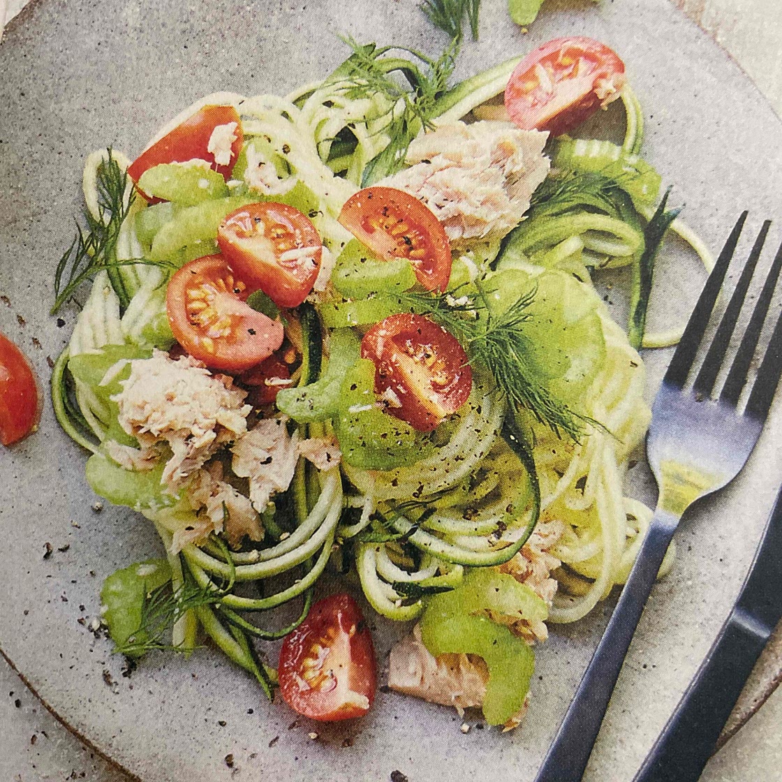 Tuna salad avocado dressing 