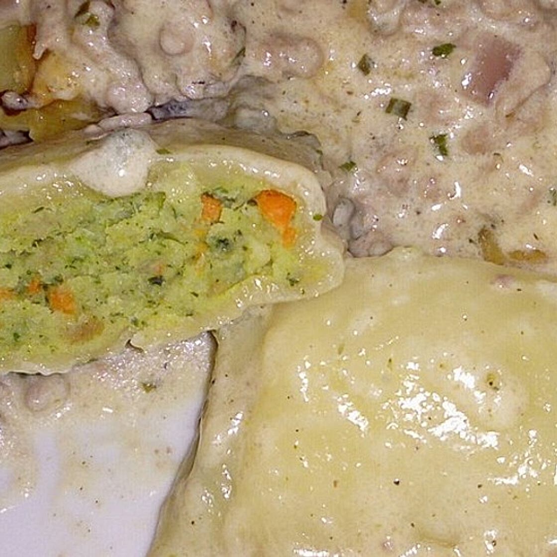 Maultaschen-Auflauf