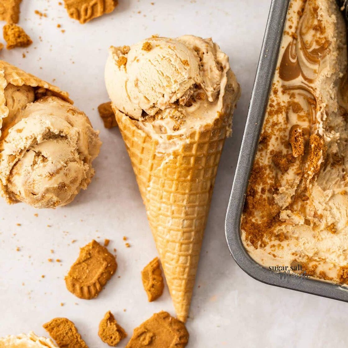 D'licious (Dairy-Free) Lotus Ice Cream