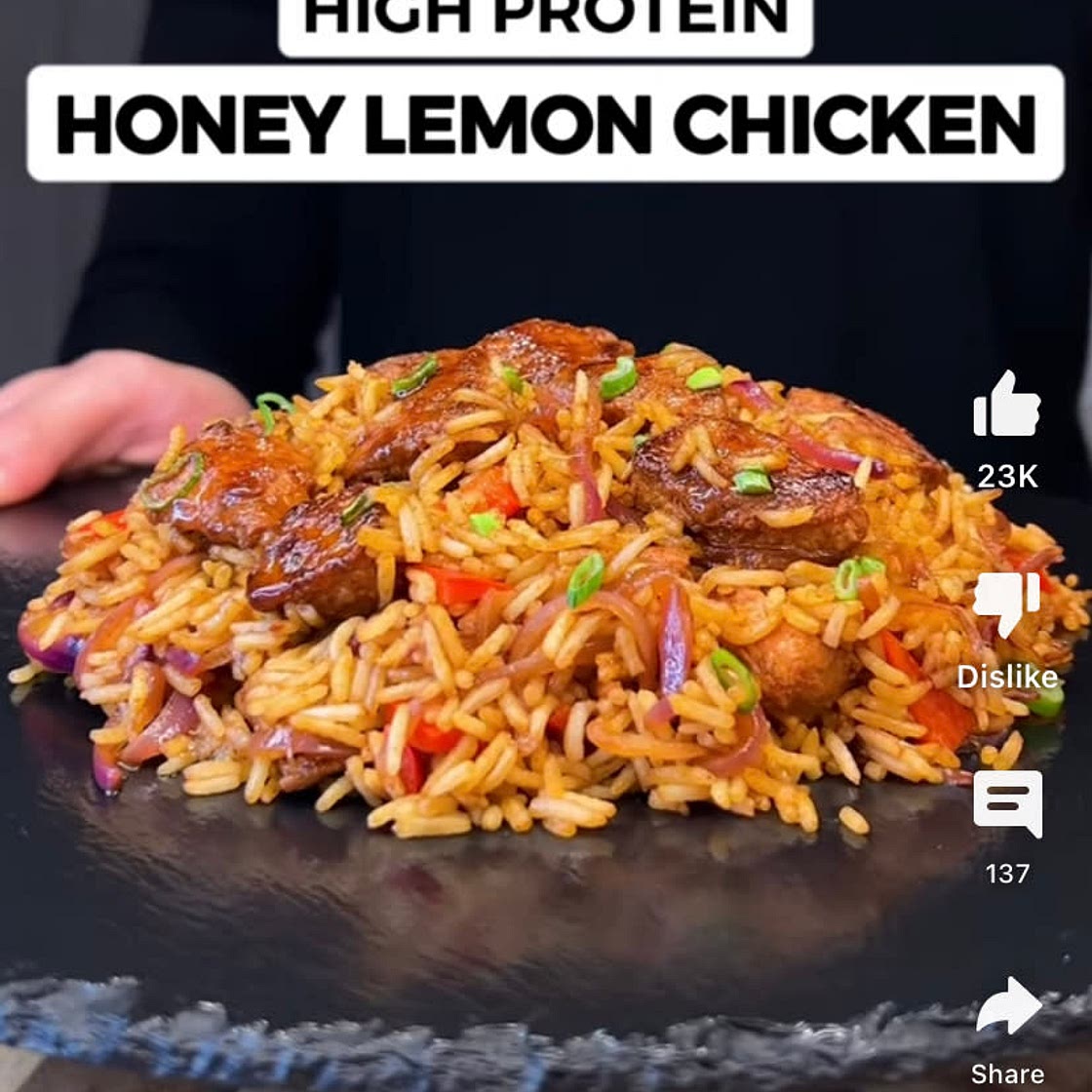 Honey Lemon Chicken & Rice 