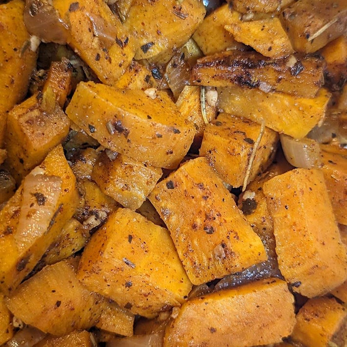 Tim's Dirty Sweet Potatoes