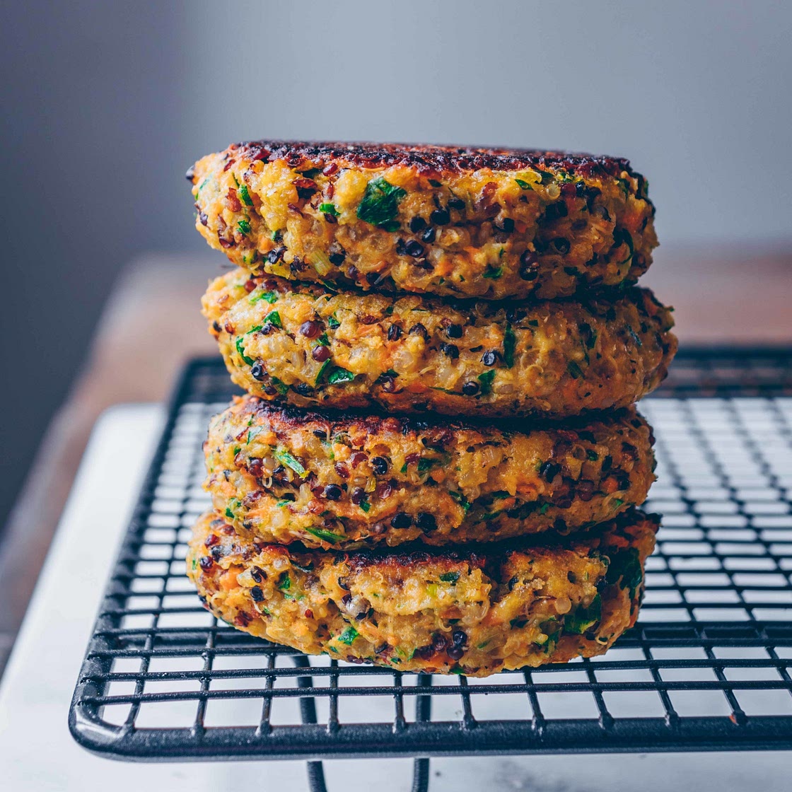D'licious Sweet Potato Quinoa Burgers