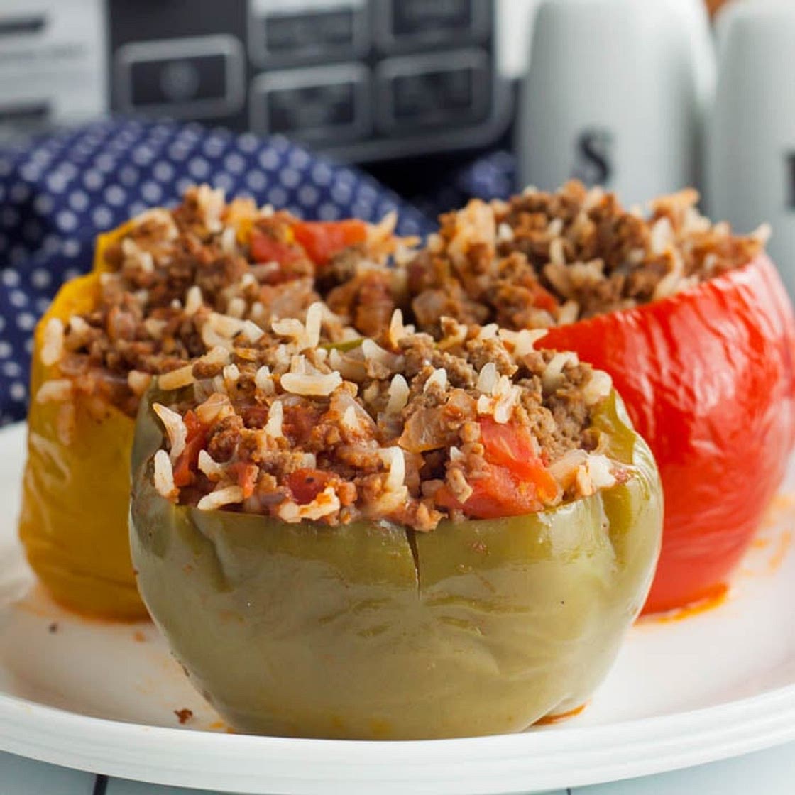 Crock Pot Stuffed Peppers
