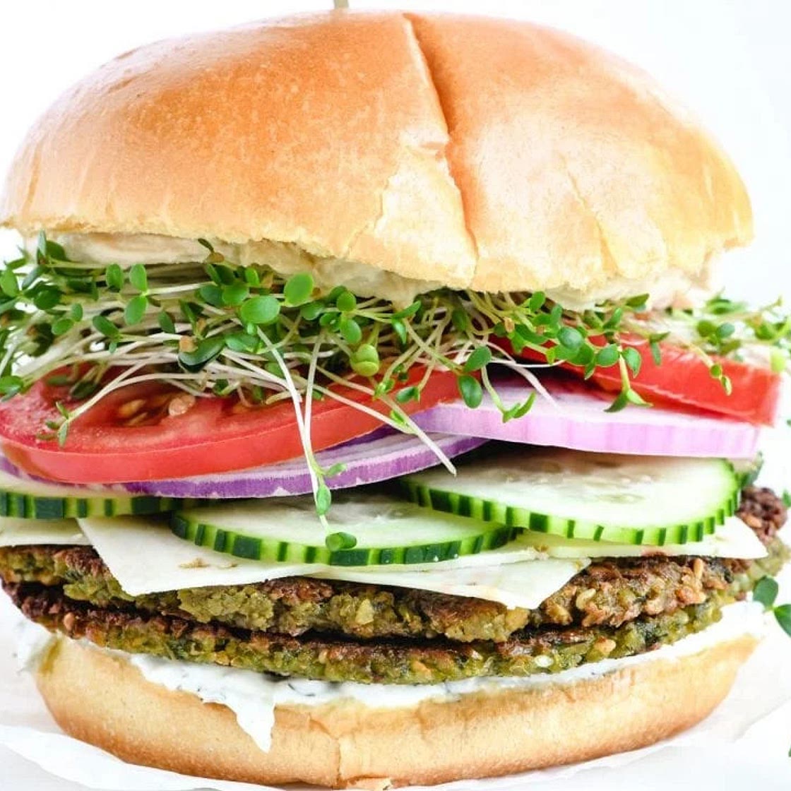 D'licious Falafel Burgers