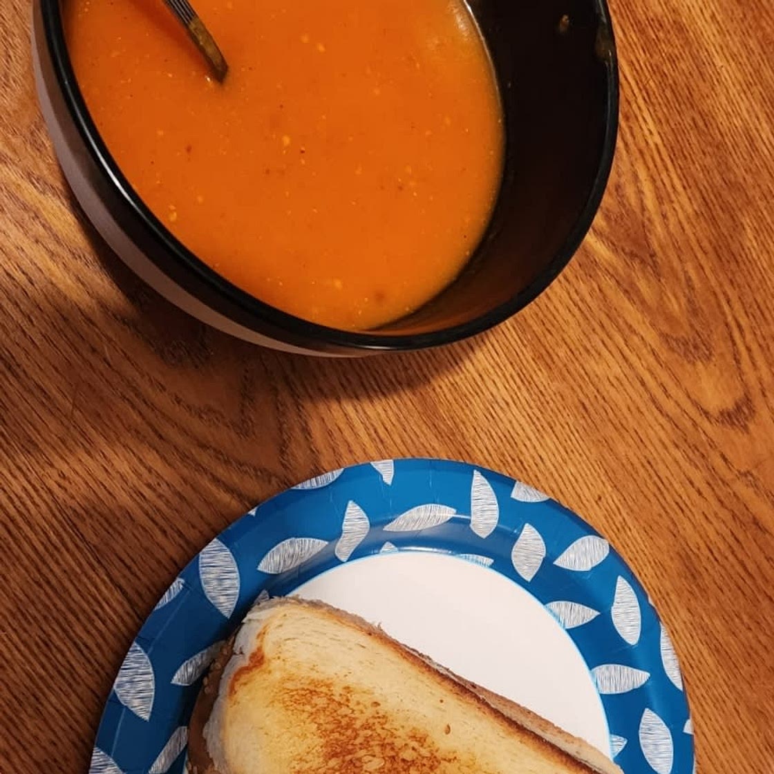 Roasted Garlic Tomato Soup