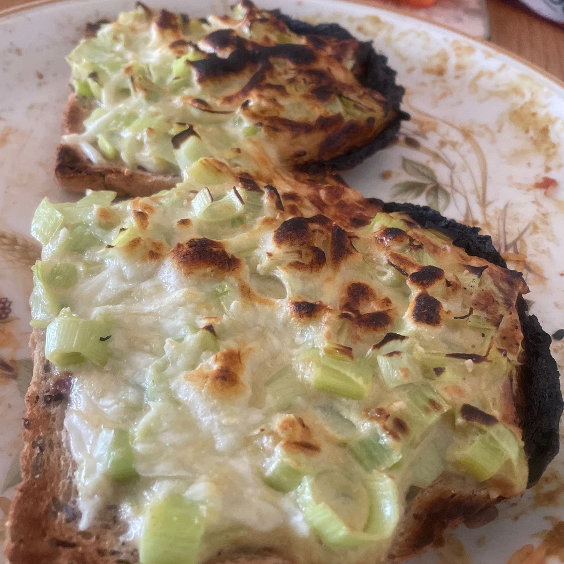 Welsh Leek Rarebit