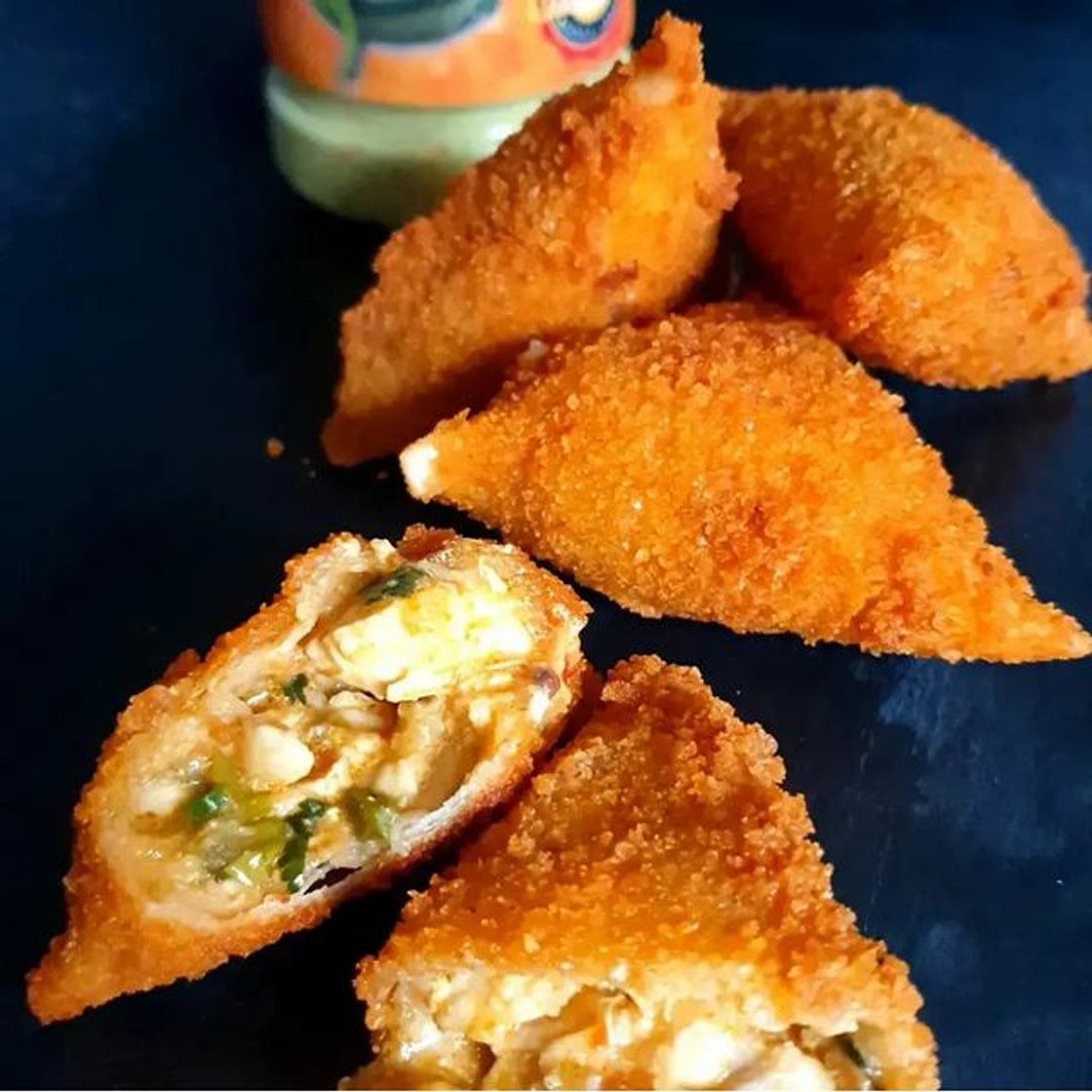 Chicken Jalapeño Samosas