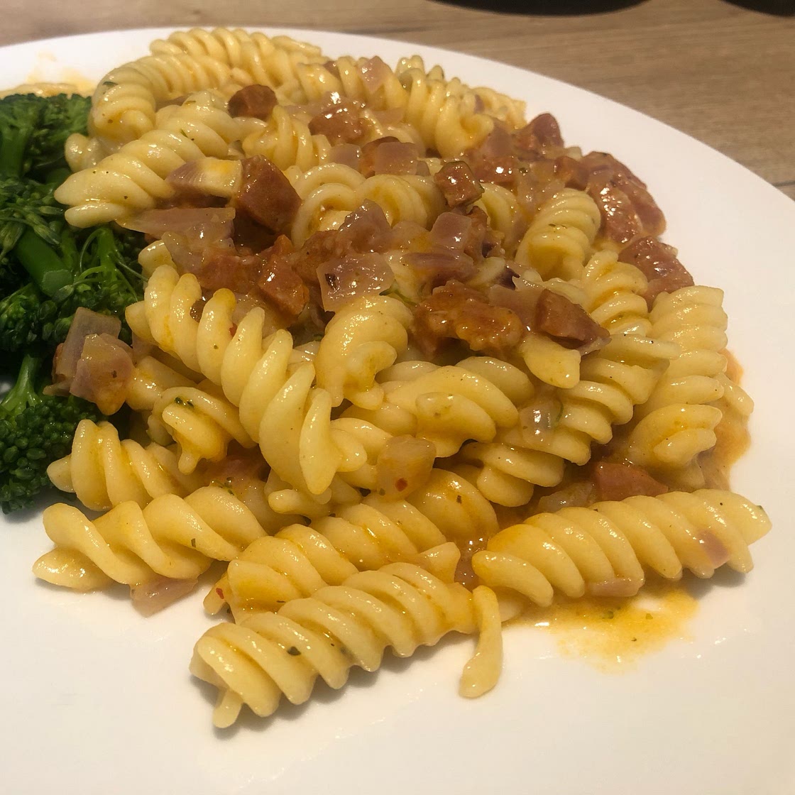 Cheesy Chorizo Pasta