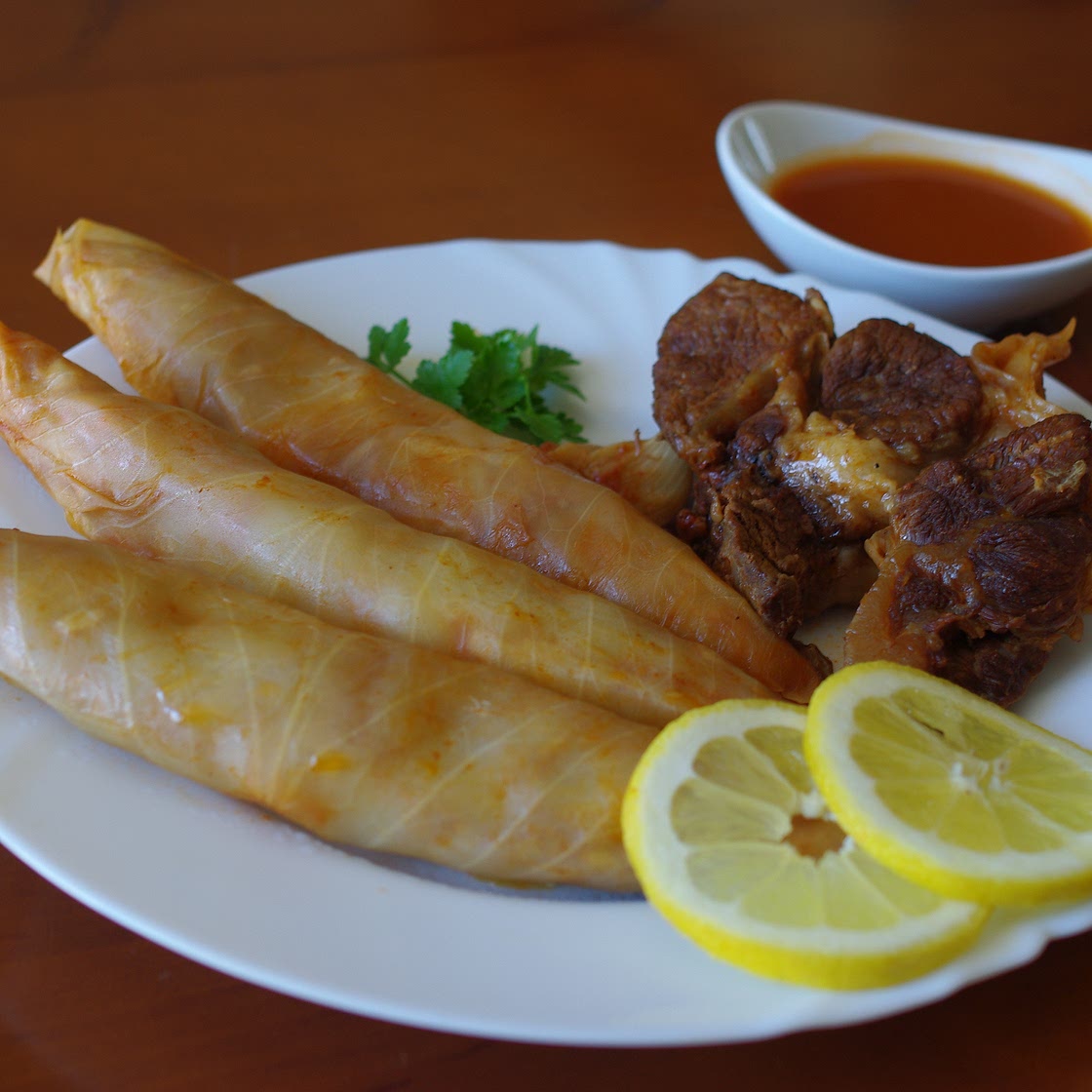 Malfouf mehchi / Feuilles de chou farcies