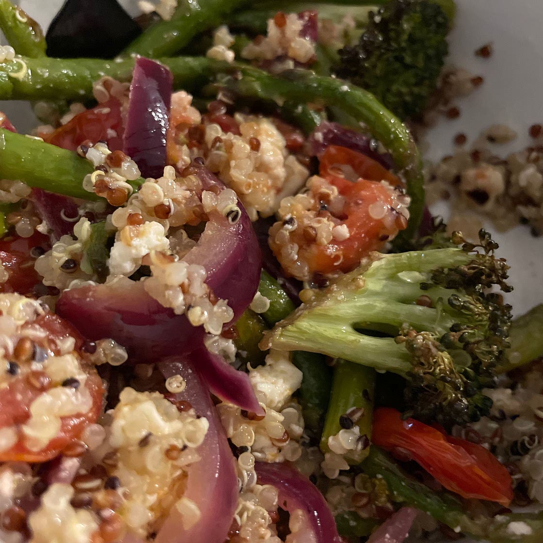 Sheet-Pan Baked Feta With Broccolini, Tomatoes and Lemon