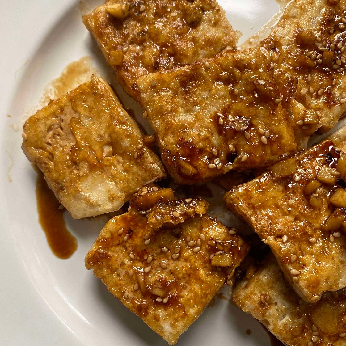 Soft Tofu & Honey Ginger Soy Glaze