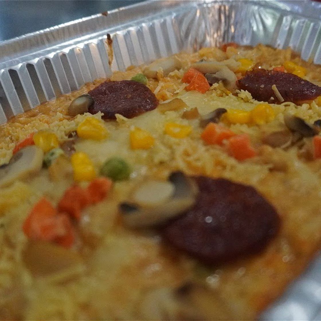 Chicken and Mushrooms Cheese Bake