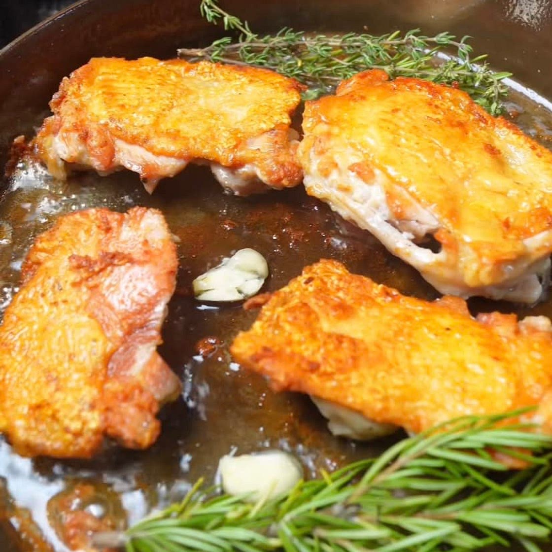 Crispy Chicken Thighs