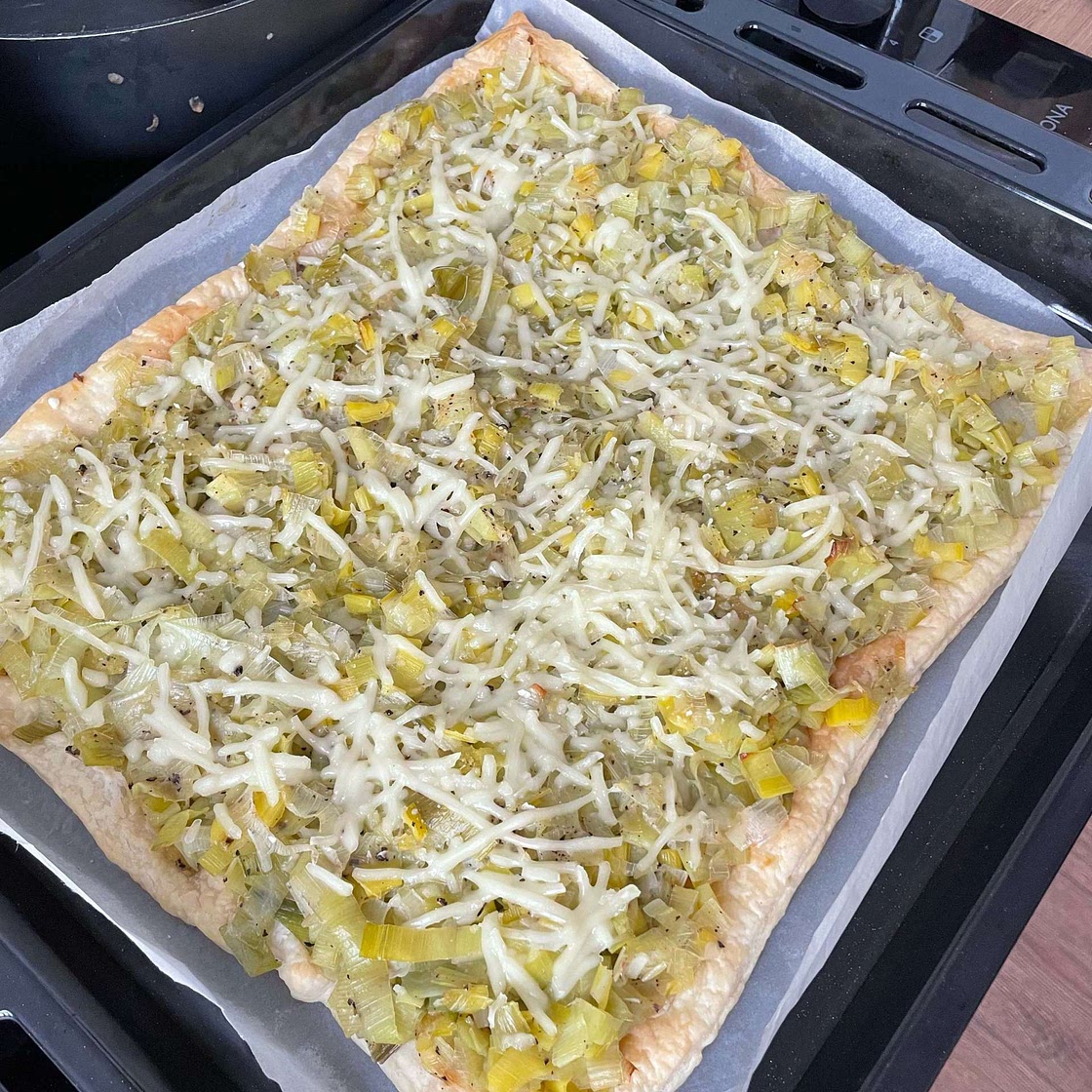 Leek tart