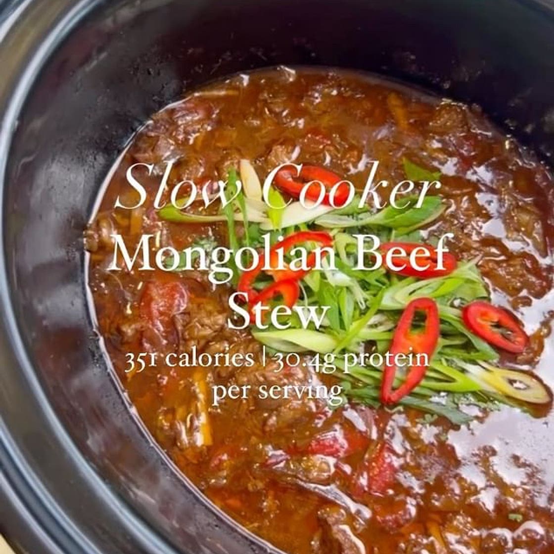Slow Cooker Mongolian Beef Stew, follow