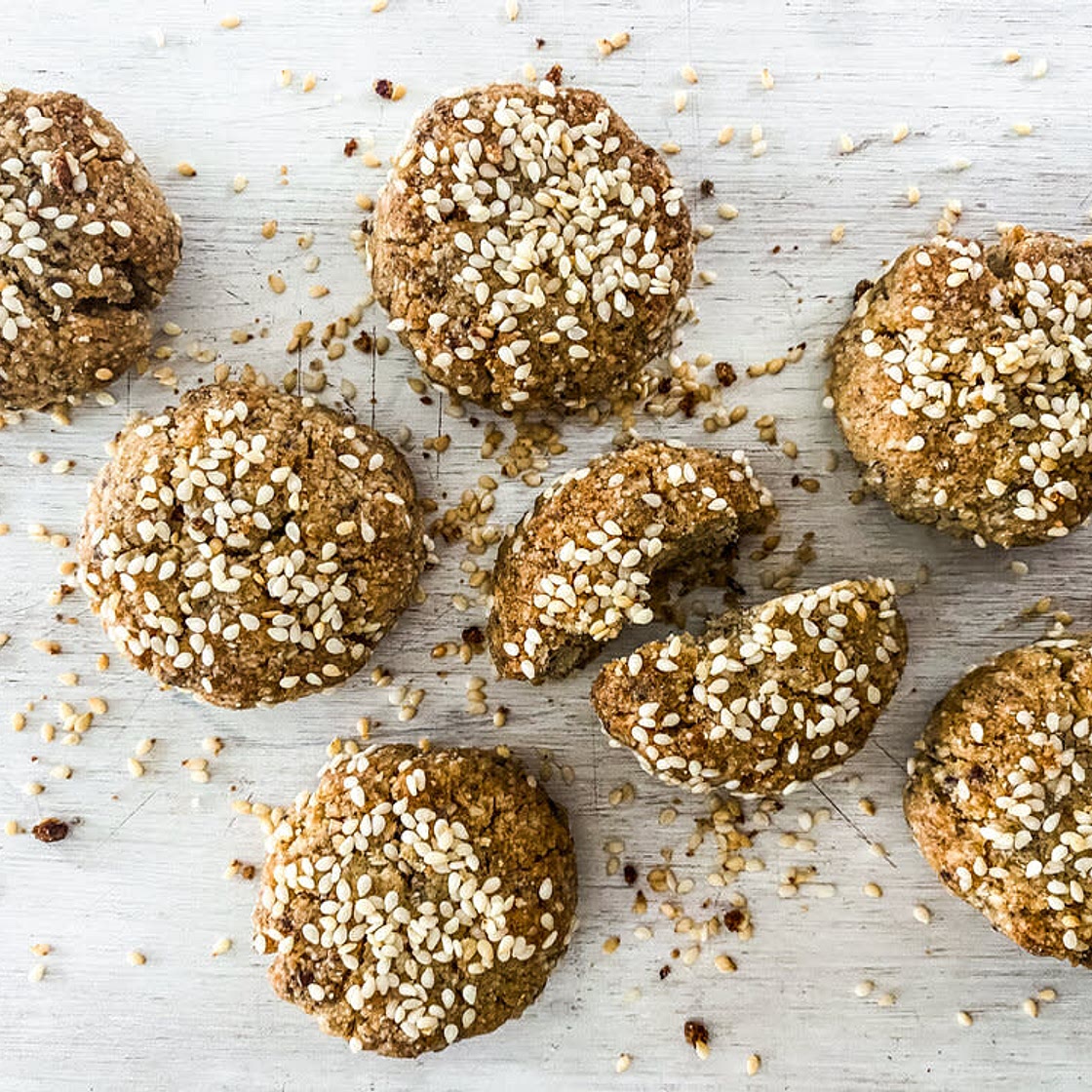 Sesame Tahini Cookies (Vegan)