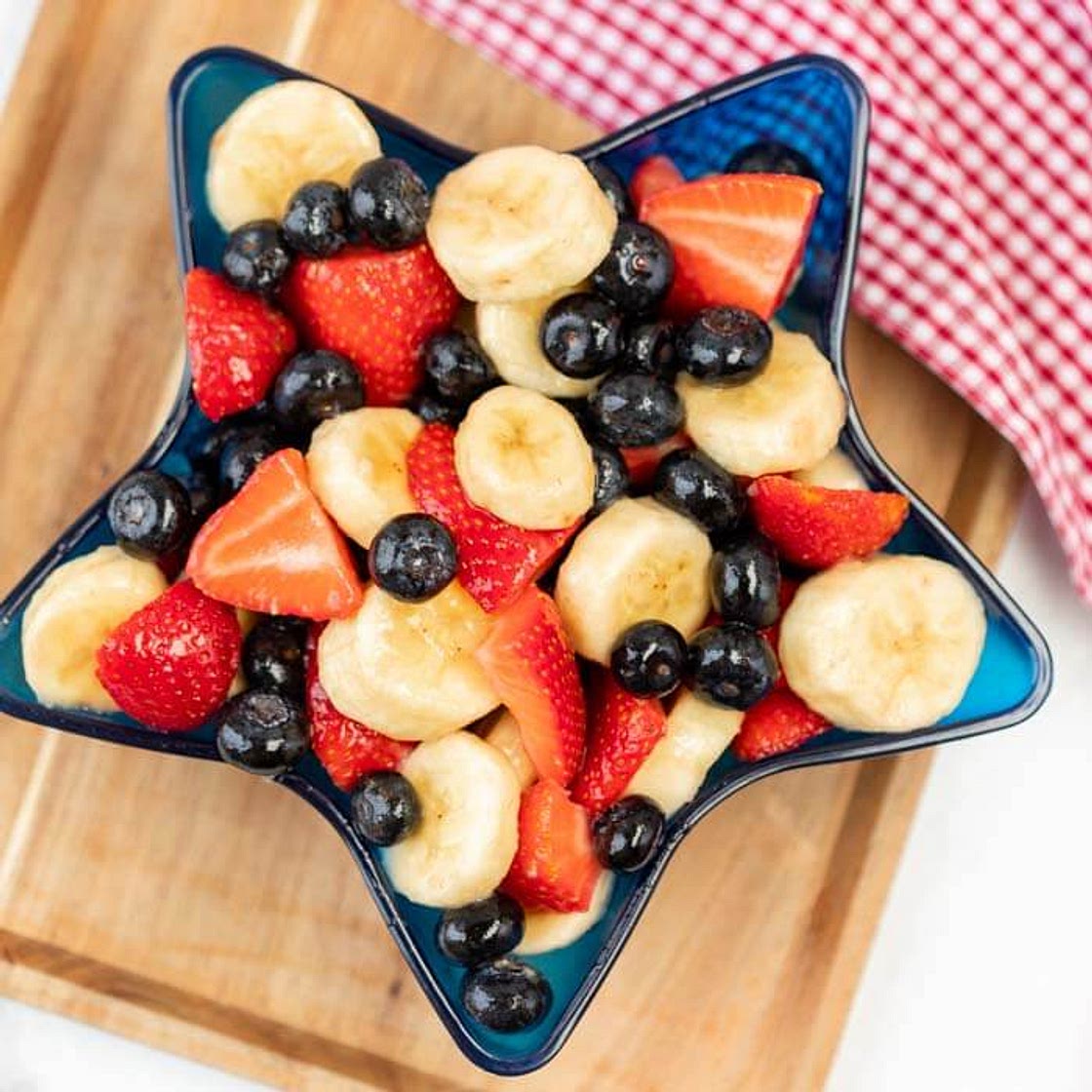 Red, White, and Blue Fruit Salad