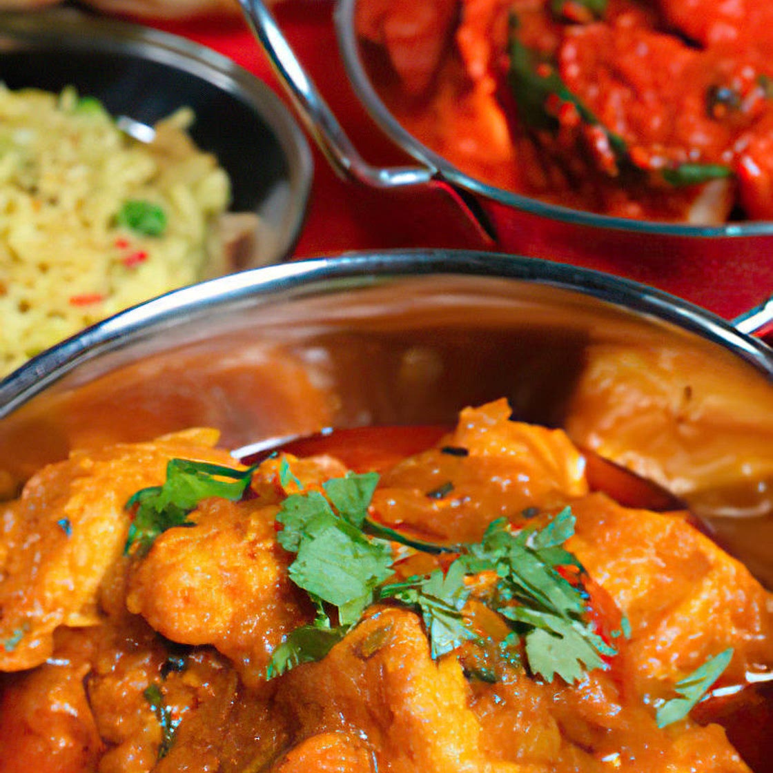 Poulet au curry Indien