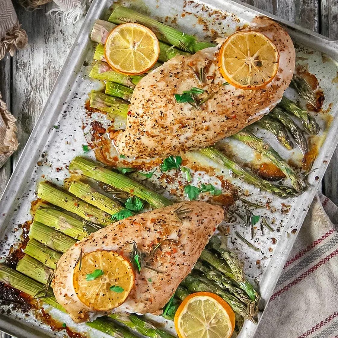 Grilled Lemon Herb Chicken with Roasted Vegetables