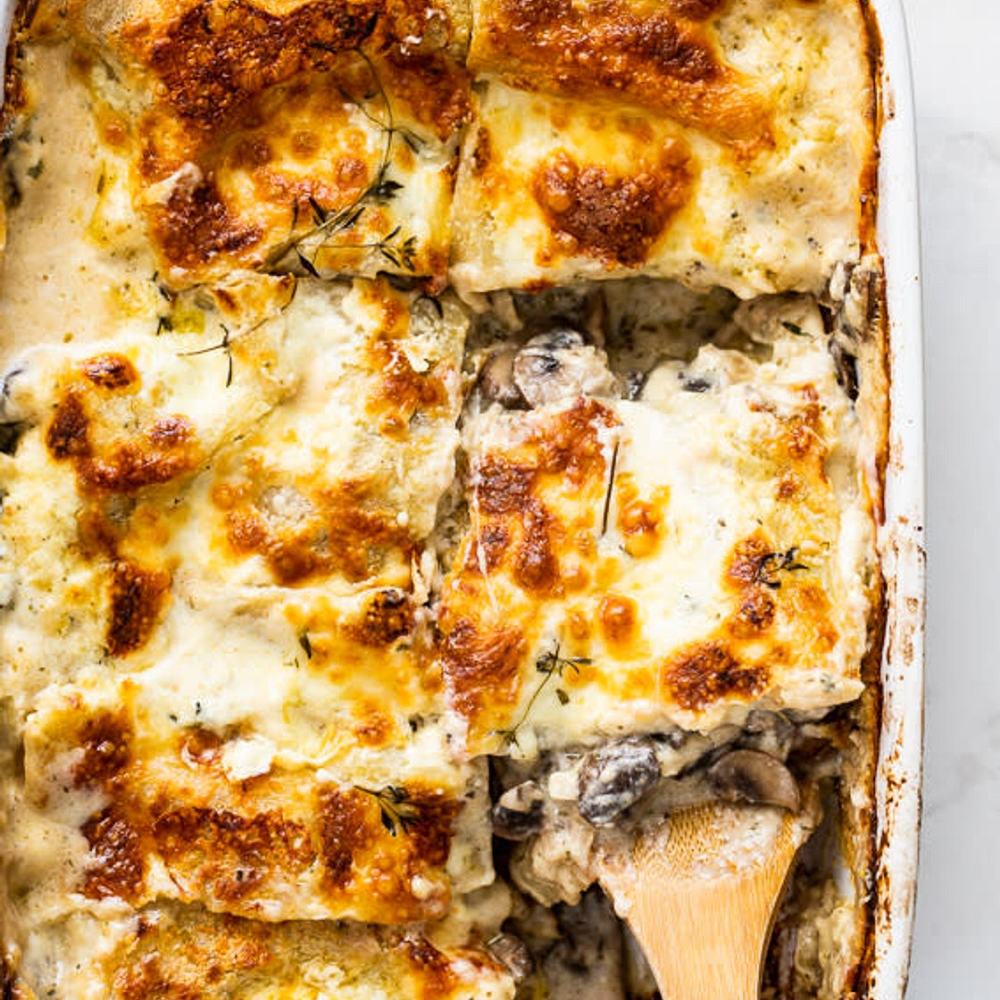 D'licious Mushroom Lasagna