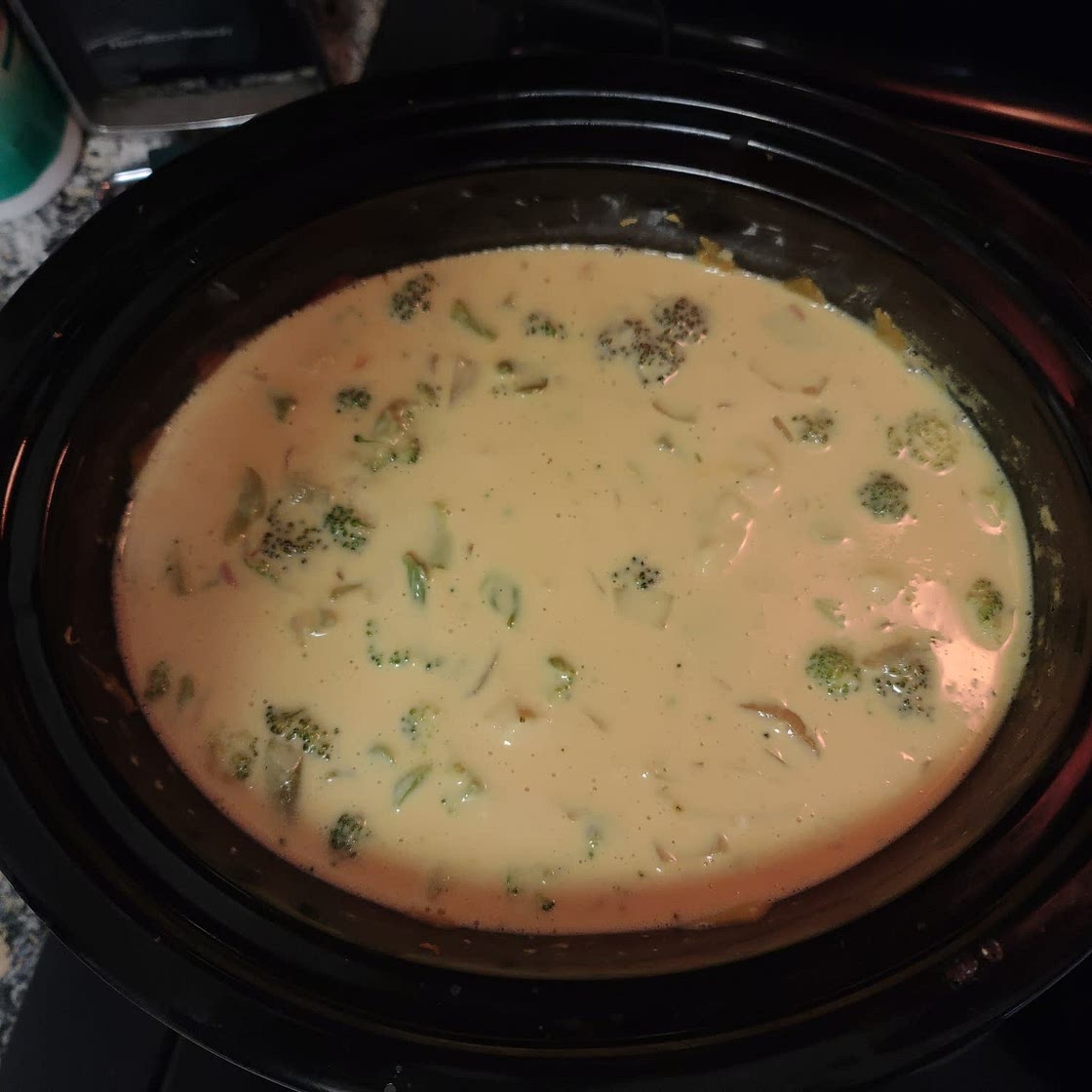 Broccoli Cheese Soup in Crockpot