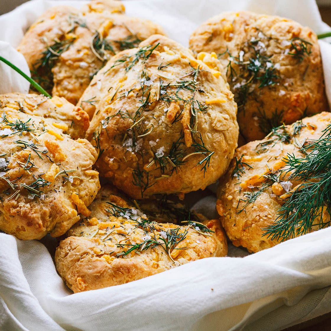 Cheezy Dill Biscuits