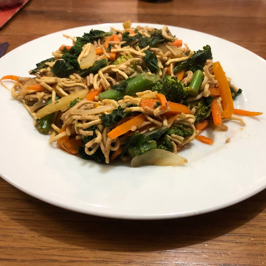 Vegetable chow mien 