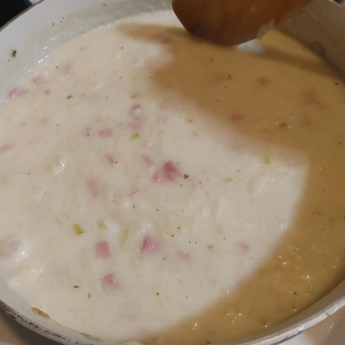 Potato and ham soup