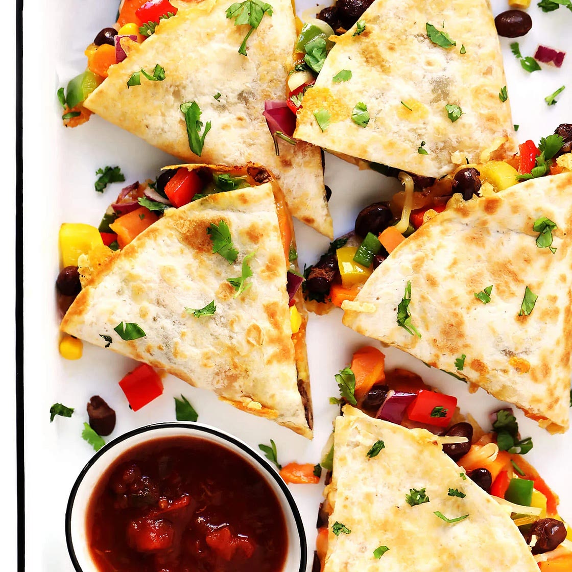 Mini Veggie Quesadillas