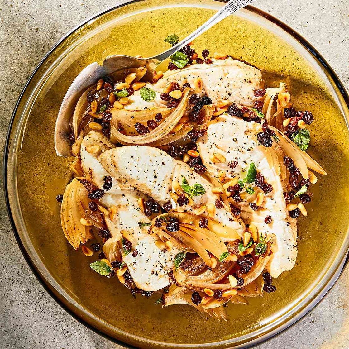 Sweet & Sour Braised Halibut
