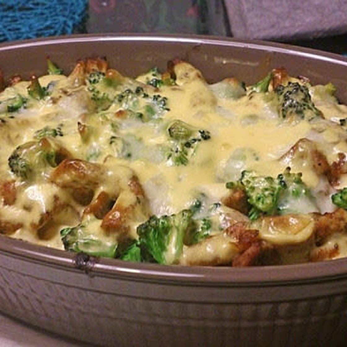 Gyrosauflauf mit Sauce Hollandaise 