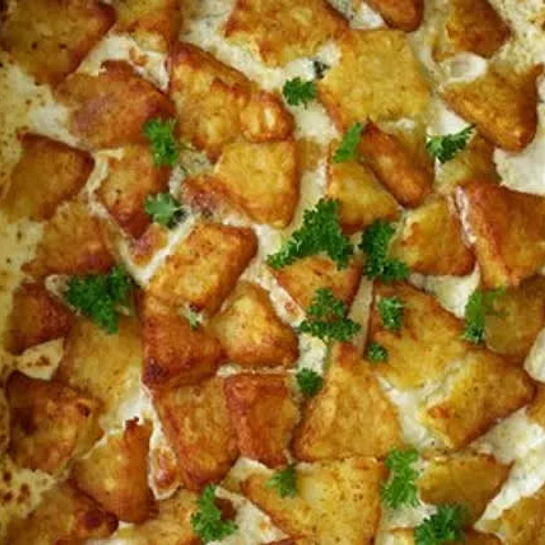 Rösti-Schnitzel-Auflauf