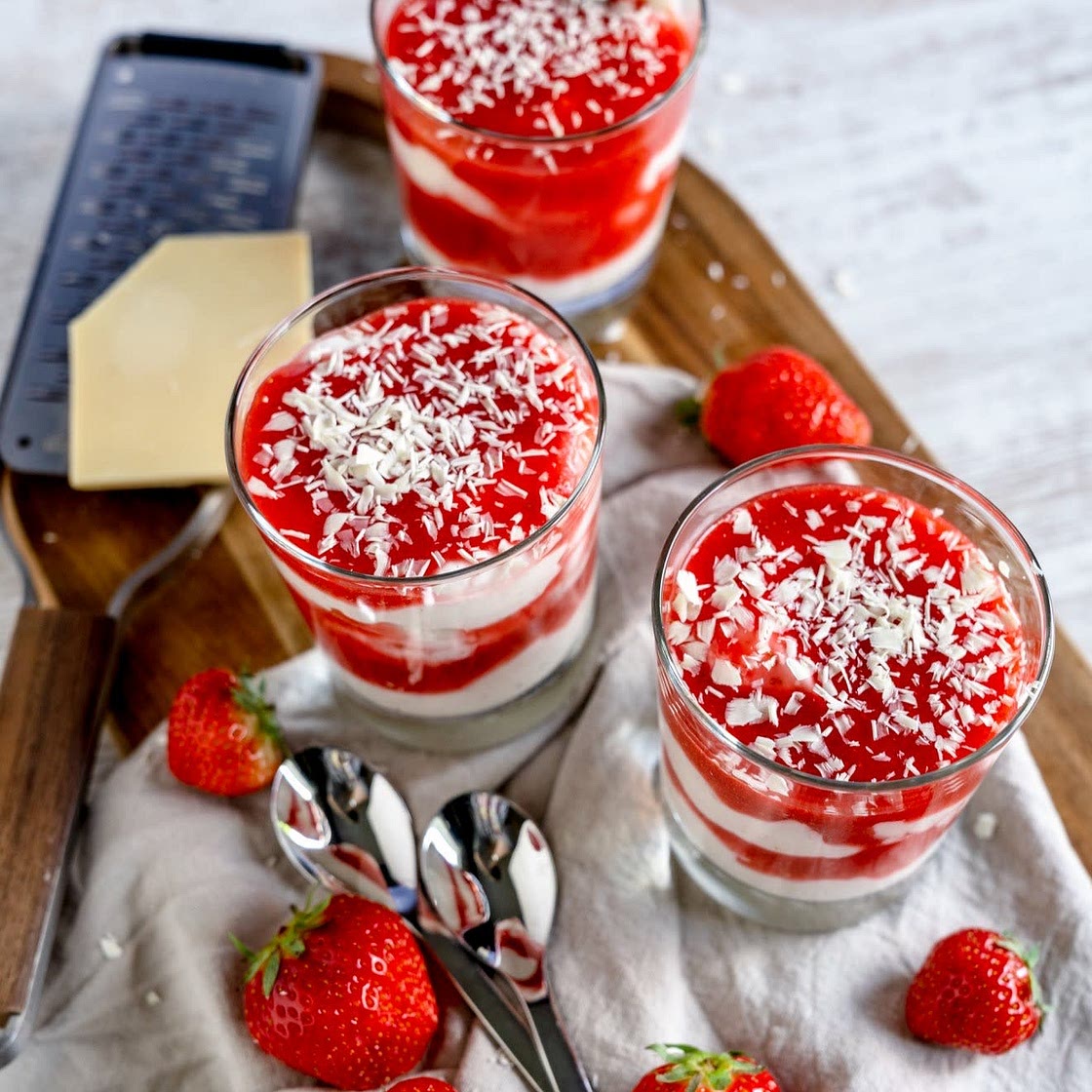 Spaghettieis-Dessert
