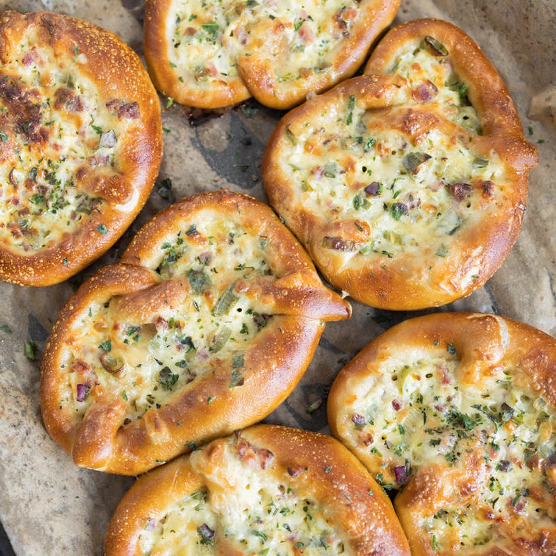 Flammkuchen Brezeln