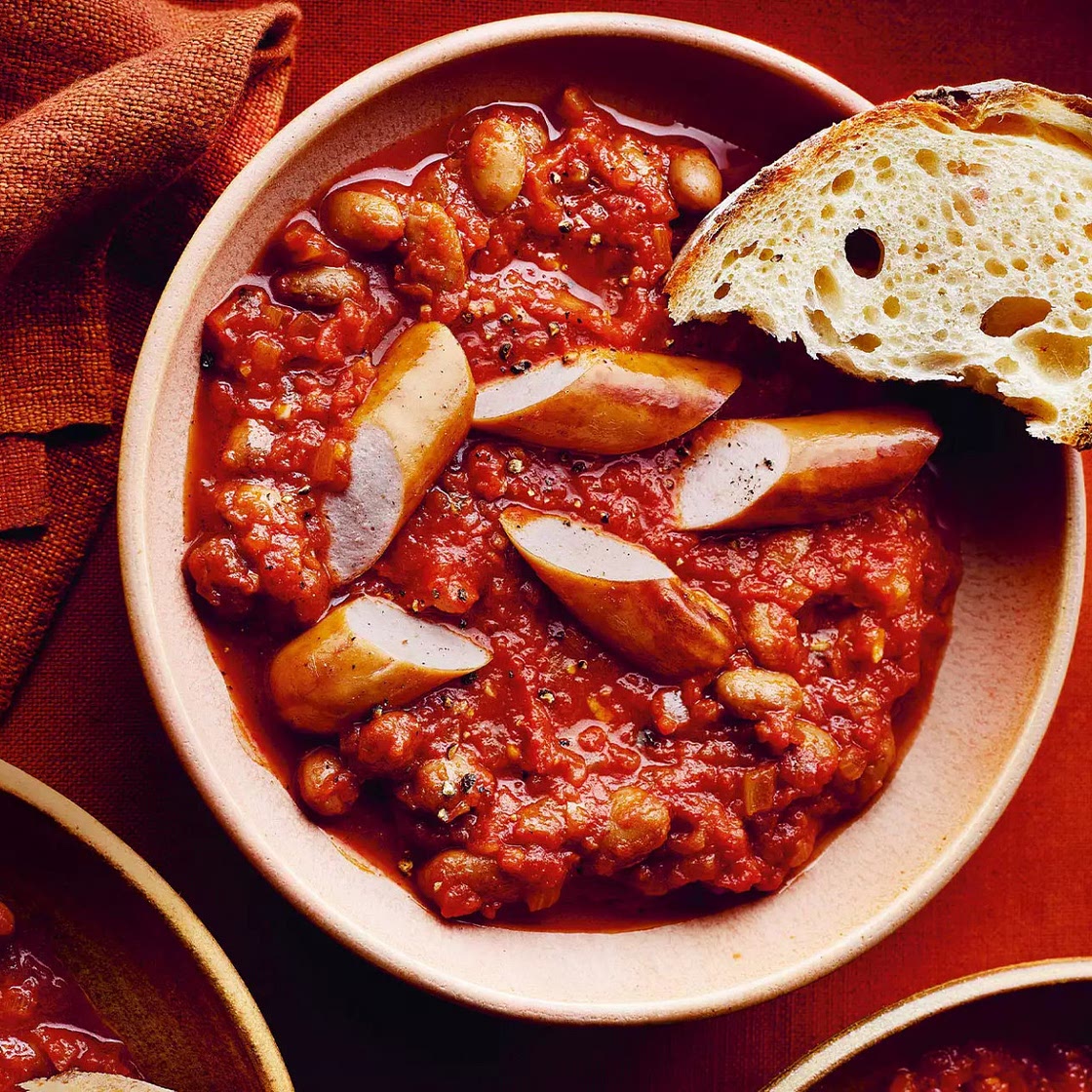 Frankfurter & Bean Casserole