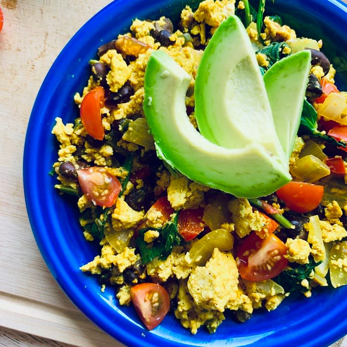 Tex Mex Tofu Scramble (Vegan)