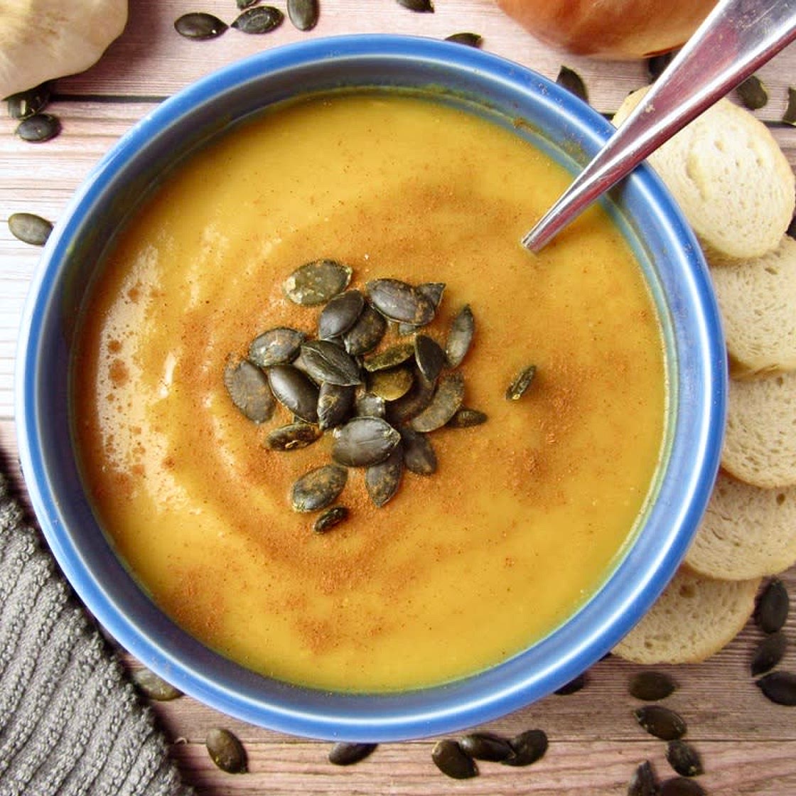 Roasted Butternut Squash Soup (Vegan)