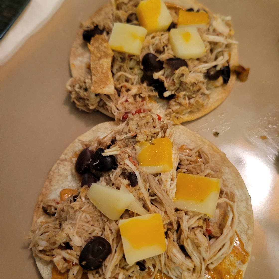 Chicken tostadas