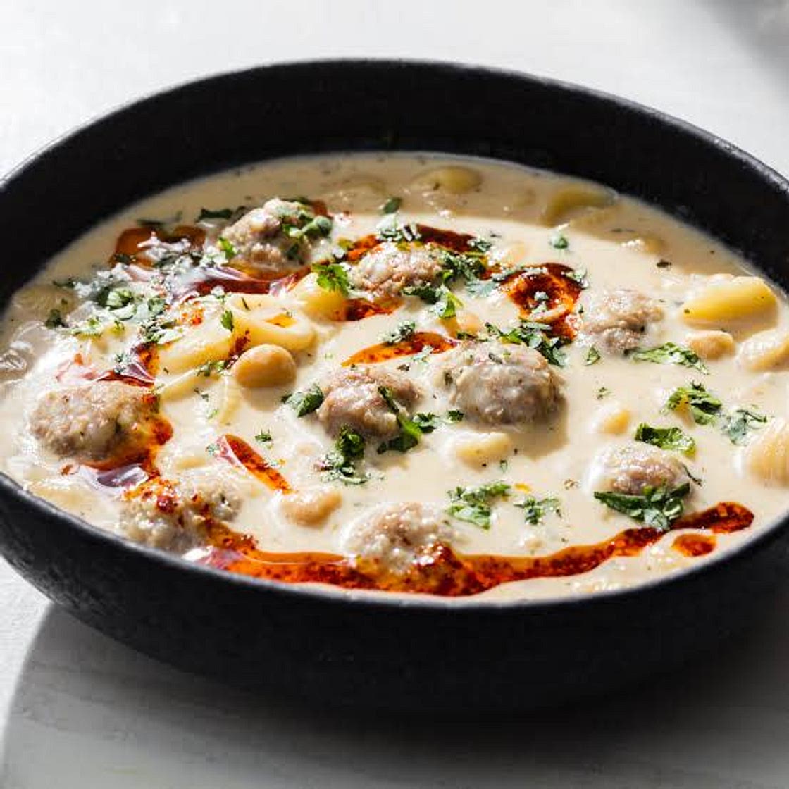 Köfte Yogurt Soup
