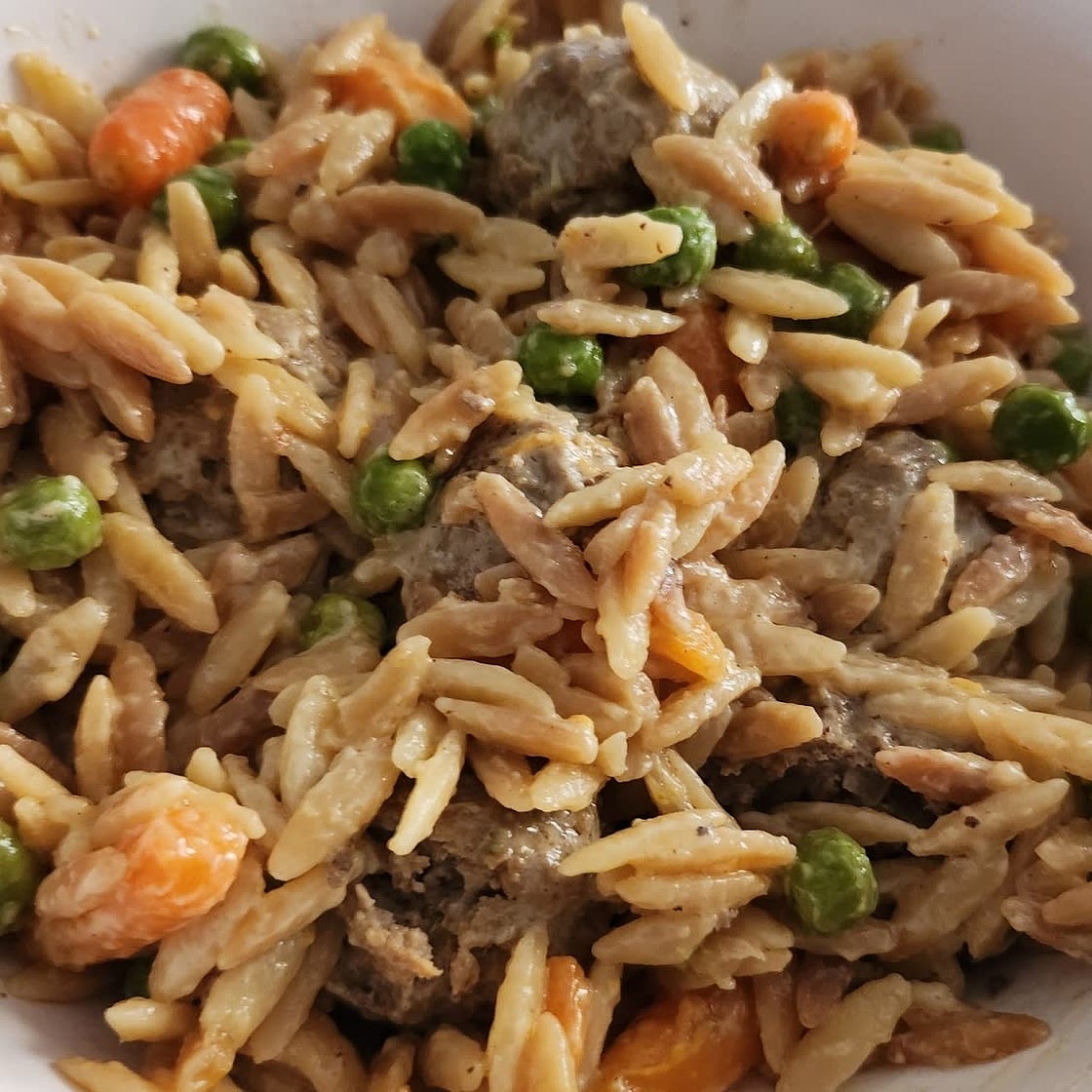 Onepot Orzo Pfanne im Wikinger Style